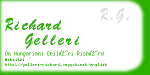 richard gelleri business card